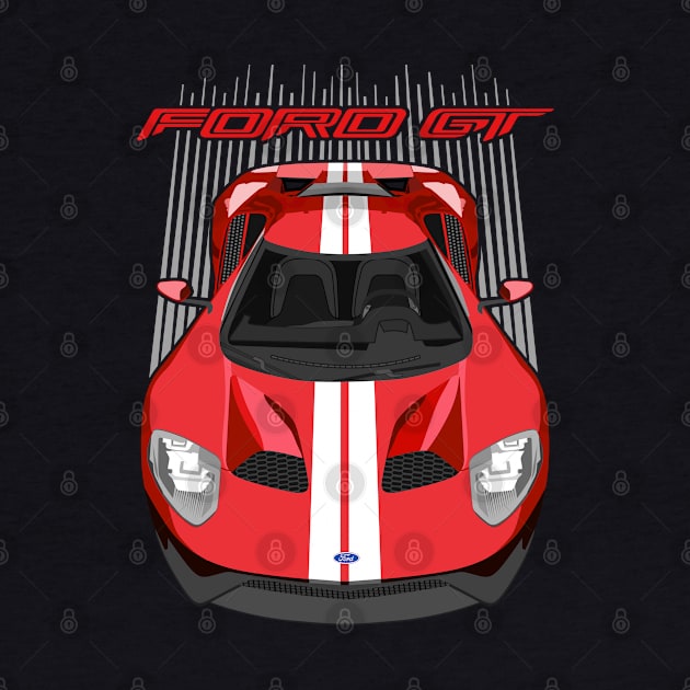 Ford GT-red and white by V8social